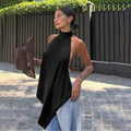 Sexy Slim-fit Halter Long Top Women