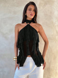 Women's Fashion Halterneck Off-shoulder Elegant Top For Women
