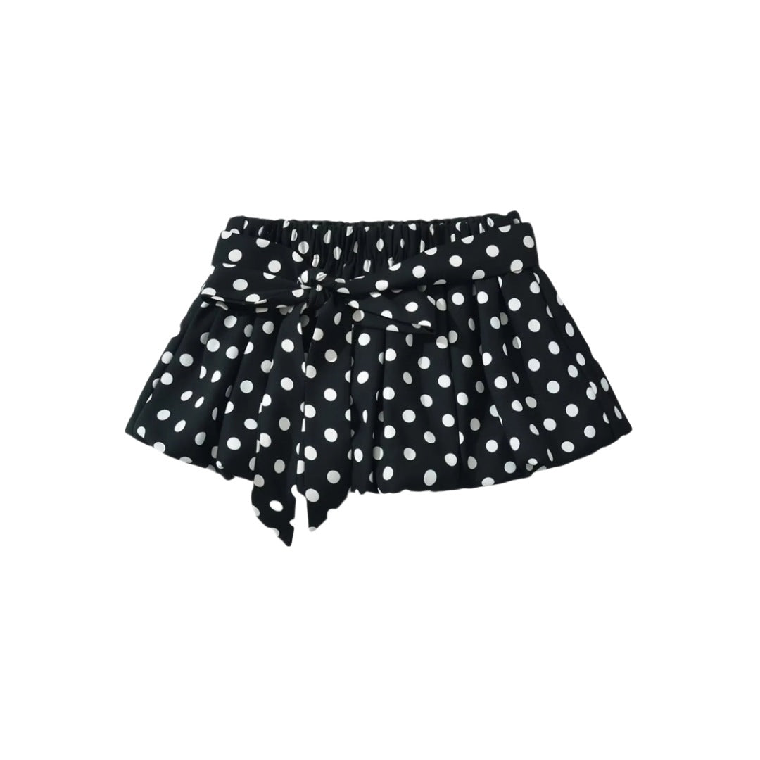 Women's Fashion Halter Off-the-shoulder Polka Dot Set
