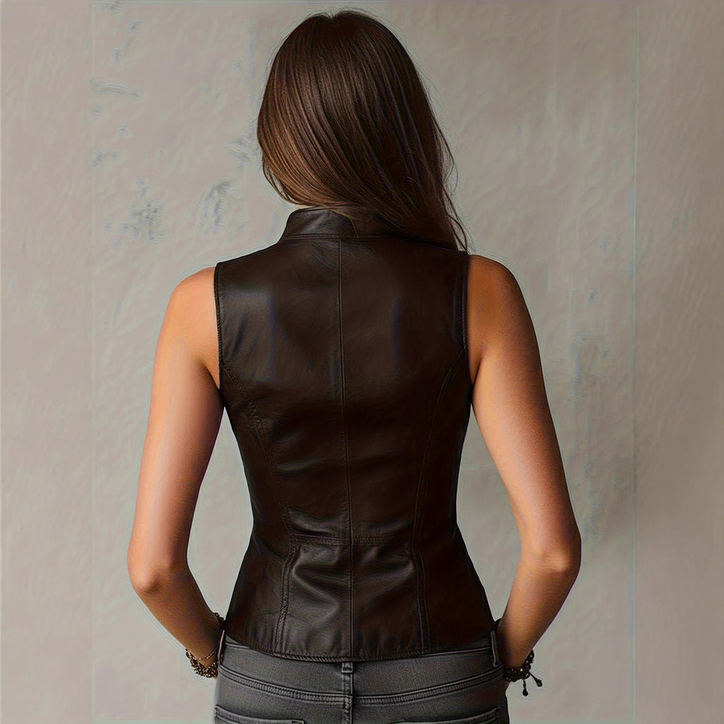 Stylish Minimalist Slim Fit Vest For Women